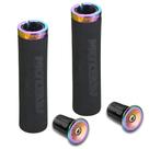Alças de bicicleta VXM Aluminium Alloy Lock-on + Bar End Plugs