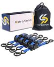 Alças de catraca Strapinno Auto Retráteis 1 polegada x 6 pés 680 kg
