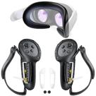 Alças de controle e capa facial de silicone para Meta/Oculus Quest 3