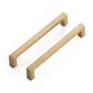 Alças de cozinha Ravinte, pacote com 20 unidades sólidas de 13 cm, bronze champanhe