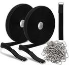Alças de fixação para cabos LoveBB 65 m x 19 mm com 100 fivelas Alças de fixação para cabos LoveBB 65 m x 19 mm com 100 fivelas