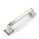 Alças de gabinete Amerdeco, níquel acetinado escovado, 96 mm, orifício, pacote com 20