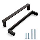 Alças de gabinete KNOKLOCK em bronze polido a óleo de 128 mm, pacote com 10