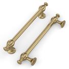 Alças de gabinete: pacote Rergy R10, 12,7 cm, bronze champanhe