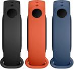 Alças de reposição Xiaomi Mi Smart Band 6 (pacote com 3) azul laranja B