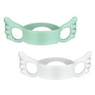 Alças de silicone para mamadeira Aolso 2 peças, bocal largo