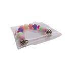 Alças em pérolas com cristais de ursinhos cor:coloridas Alças em pérolas com cristais de ursinhos cor:coloridas