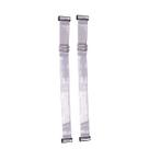 Alças em silicone transparente 18mm trinque