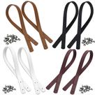 Alças para Bolsa APZDFGIFCD 60 cm Couro PU 8 Peças 4 Cores Alças para Bolsa APZDFGIFCD 60 cm Couro PU 8 Peças 4 Cores