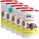 Alcon club gammarus 110g ração para tartaruga aquática kit com 5