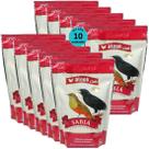 Alcon club sabiá e pássaro preto super premium 500g kit com 10