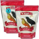 Alcon club sabiá e pássaro preto super premium 500g kit com 2