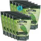 Alcon club trinca-ferro banana 500g kit com 10 ração para pássaros