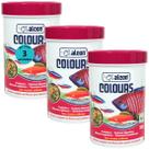 Alcon colours flocos 50g kit com 3