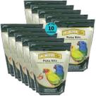 Alcon eco club psita bits 450g kit com 10 ração para aves