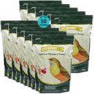 Alcon eco club sabiá e pássaro preto 300g kit com 10 ração para pássaros