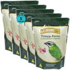 Alcon eco club trinca-ferro e outros pássaros frugívoros 300g kit com 5