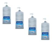 Álcool Em Gel 70 Inpm Asseptgel 1kg Kit 4