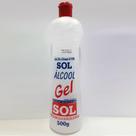 Álcool em Gel Multiuso Cristal 46,2 INPM 500g - SOL