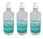 Álcool Gel 70% MaxiClean 500ml - Kit com 3