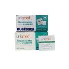 Álcool swabs para assepsia (30x60mm) - 2 caixas - 100 un/cx - uniqmed