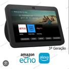 Alexa com tela Echo Show 8 3ª Geração Original 110 220v AmazonEcho dot PRETA
