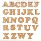 Alfabeto Em Mdf 3mm, 26 Letras 10cm de Altura - Educação Infantil, Colagem, Decoração, Artesanato
