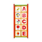 Alfabeto Ilustrado de Madeira - 52 Peças