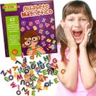 Alfabeto Magnético Brinquedo Educativo e Pedagógico Alfabetização