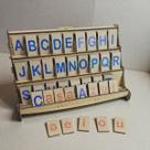 Alfabeto Montessori MDF Letras Móveis 130 Peças Educativas