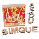 Alfabeto recortado pequeno com 40 peças - simque - 301