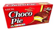 Alfajor De Chocolate Coreano Chocopie 168g - Lotte