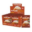 Alfajor proteíco caramelo salgado sem adição de açúcar topway caixa com 10 unidades