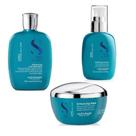 Alfaparf Semi di Lino Curls Shampoo+ Máscara+ Creme Cachos