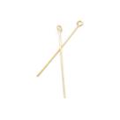 Alfinete Contra Pino Metal Dourado 35mm 500pçs 100g