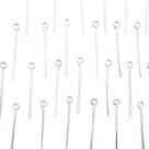 Alfinete Contra Pino Metal Níquel 30mm 100pçs 15g