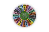 Alfinete de lapela Just Funky Wheel Of Fortune Spin Wheel Enamel