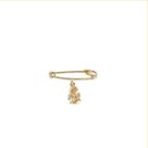 Alfinete de Ouro 18k Com Pingente Anjo Da Guarda