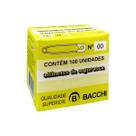 Alfinete De Segurança N.00 23mm Aco Niquelado CX 100 Und Bacchi