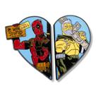 Alfinete esmaltado Toynk Marvel Comics Deadpool e Cable NYCC 2018
