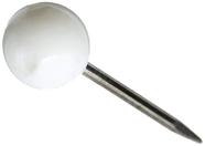 Alfinete Mapa Branco Cx.C/50Pcs.