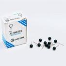 Alfinete Para Mapa Com 50 Unidades Nº 5 Preto - Bacchi