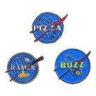 Alfinetes de broche Blue Planet Food Theme Pizza Ramen Rocket Alfinetes de broche Blue Planet Food Theme Pizza Ramen Rocket