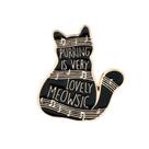 Alfinetes de broche Creative Black Cat Alloy Blouse Alfinete de lapela Alfinetes de broche Creative Black Cat Alloy Blouse Alfinete de lapela