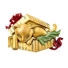 Alfinetes de broche em liga de ouro vintage para gatos com esmalte para mulheres