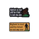 Alfinetes de broche Funny Bigfoot Quote Lapel Pin Alloy 3x1,4 cm