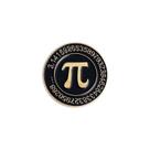 Alfinetes de broche Pi Symbol Mathematical Constant Design Alloy