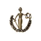 Alfinetes de broche Retro Zodiac Lady Justice Libra Goddess