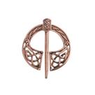 Alfinetes de broche vintage Viking com design de nó celta
