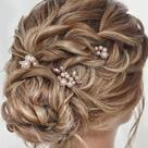 Alfinetes de cabelo de casamento HEREAD Pearl Bride Crystal Rose Gold x3